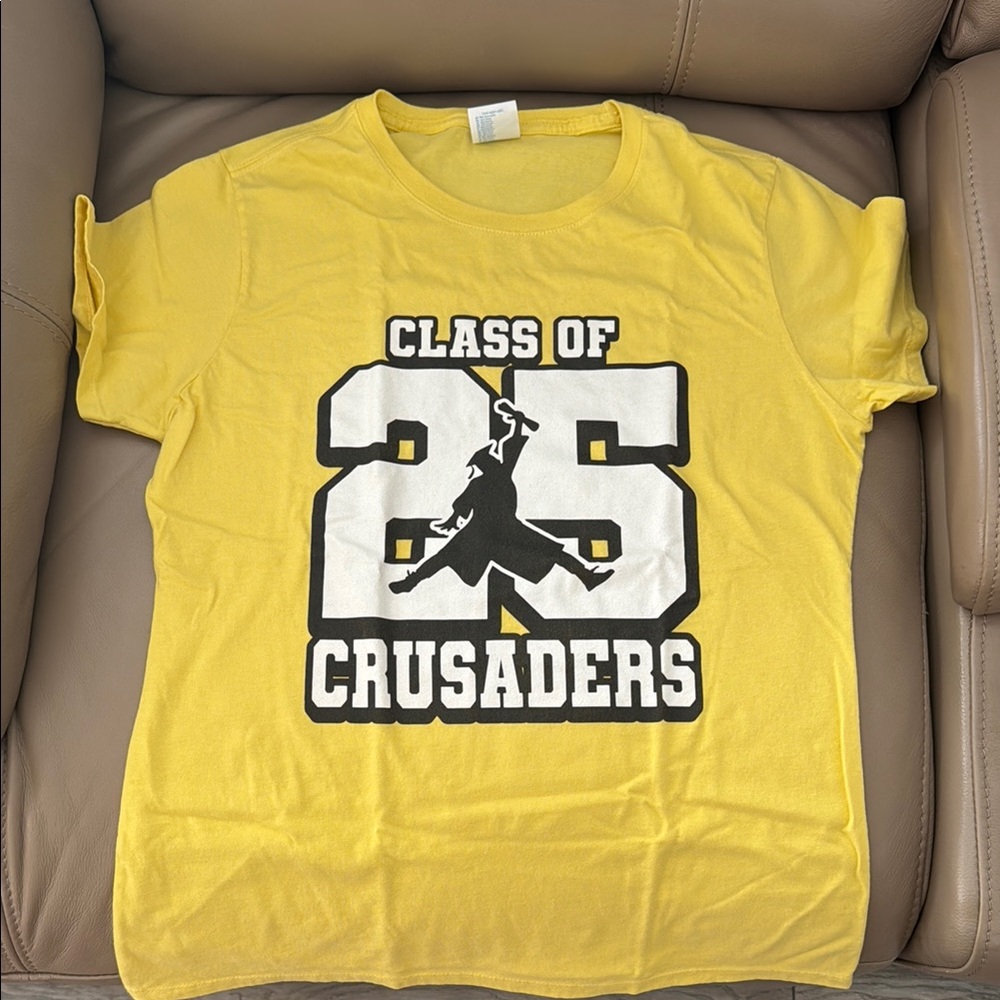 Yellow Class of 25 Crusaders T-Shirt